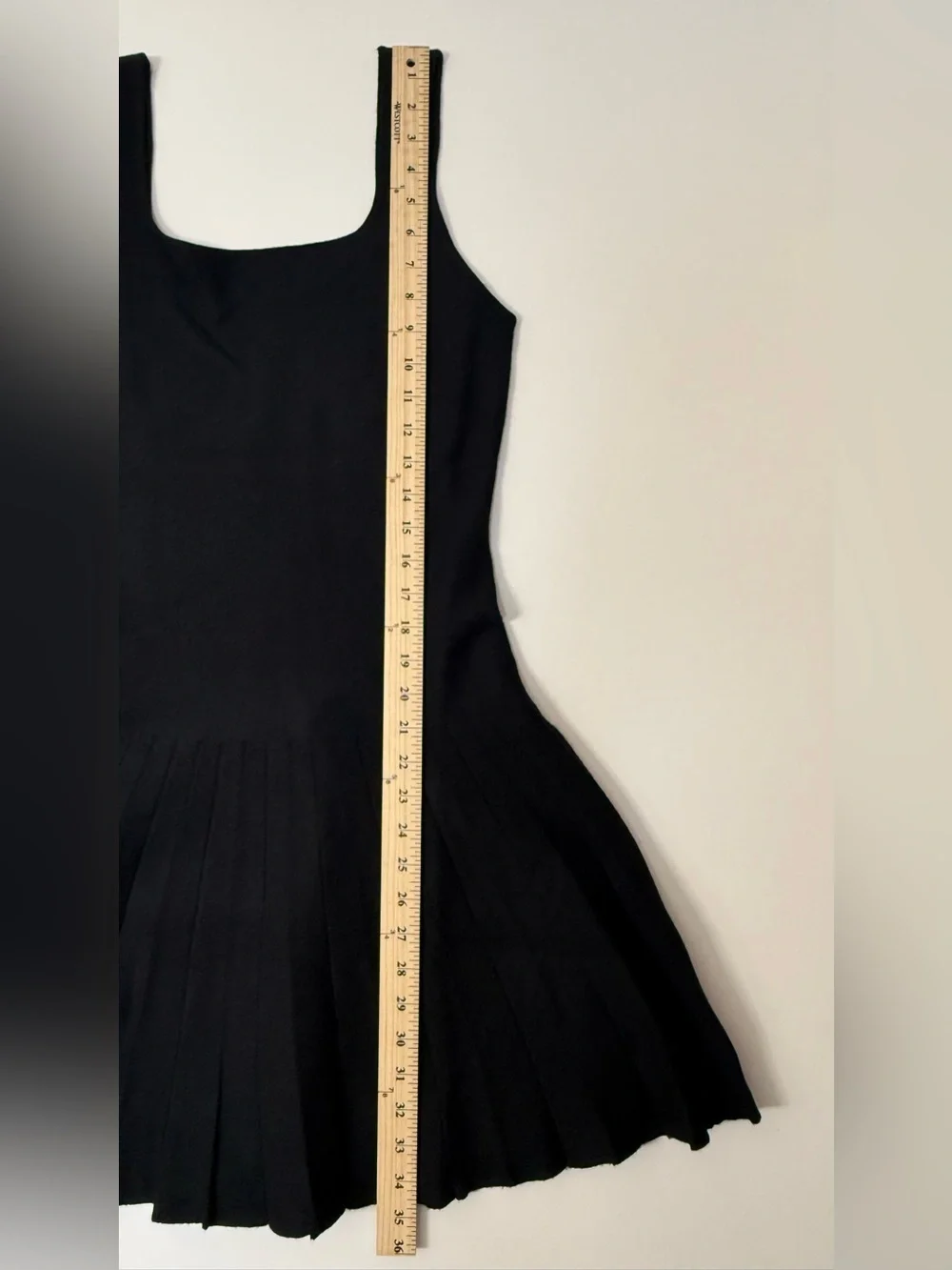 Pleated Knit Tank Dress - - Picture 11 of 11